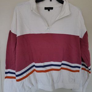 PacSun Quarter Zip Crop Sweater